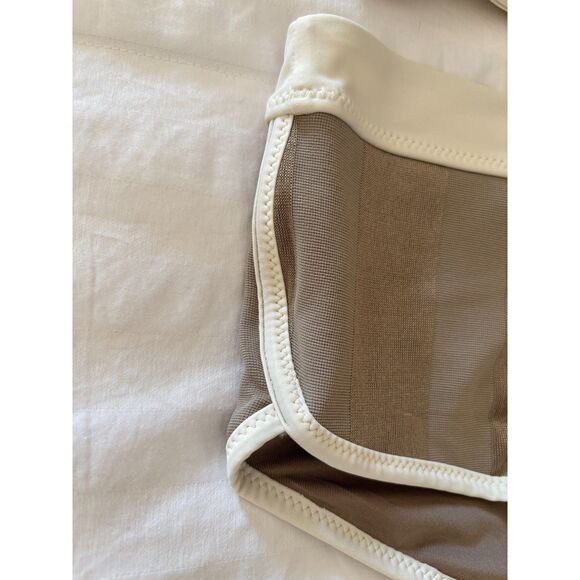 Aerie Brown and Cream Retro Bikini Set - Picture 3 of 4